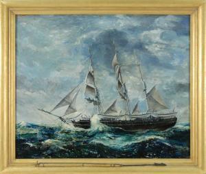 GALE George Albert 1893-1951,The whaling ship,Eldred's US 2008-07-17