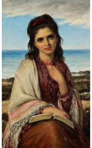 GALE William 1823-1909,Reading by the Seaside,Morgan O'Driscoll IE 2024-01-22
