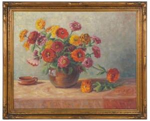 GALEN DOSS William 1873-1957,FLORAL STILL LIFE,1918,Abell A.N. US 2021-07-15