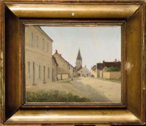 GALERNE Prosper 1836-1922,Rue animée,Osenat FR 2020-10-25