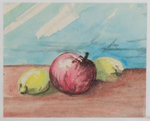 GALIANO SALVATORE 1944,Natura morta con mela rossa e limoni,Trionfante IT 2017-03-09