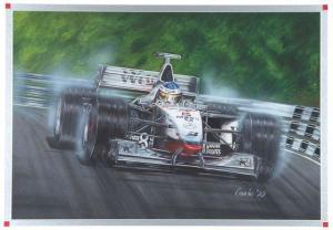 GALIC JOHN,Portrait of a McLaren racing car,Mallams GB 2010-06-30