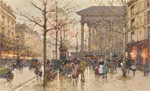 GALIEN LALOUE Eugene 1854-1941,Chérence La Place de la Madeleine,Sotheby's GB 2024-04-10