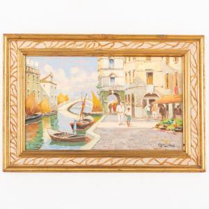GALIMBERTI Dario 1881-1966,Chioggia, a Palazzo Grassi,Wannenes Art Auctions IT 2023-05-25
