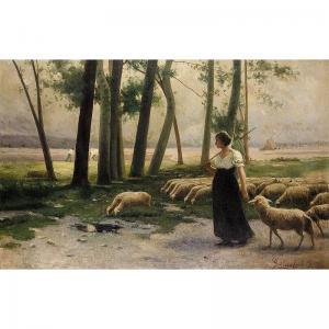 GALIMBERTI Silvio 1878-1956,SHEPHERDESS AND HER FLOCK,Sotheby's GB 2002-12-03