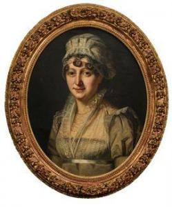 GALINOTTI GIOVANNI IL GIOVANE,Portrait d'une dame au bonnet de dentelle,1811,Art Valorem 2021-11-22
