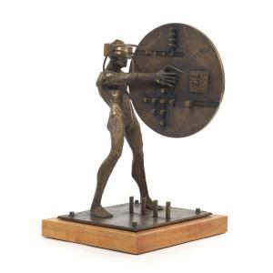 GALL Theodore 1940,l Man with wheel,1980,Aspire Auction US 2018-09-08
