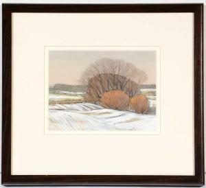 GALLAGHER Paul,View of a frosty landscape,Anderson & Garland GB 2021-10-21