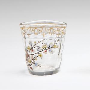 GALLE Emile 1846-1904,A BUTTERFLY IN FUCHSIA LIQUEUR GLASS,New Art Est-Ouest Auctions JP 2009-11-25