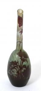 GALLE Emile 1846-1904,Cameo Bottle Neck Vase,Tennant's GB 2016-04-09
