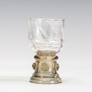 GALLE Emile 1846-1904,FLOWER LIQUEUR GLASS,1892,New Art Est-Ouest Auctions JP 2016-10-22