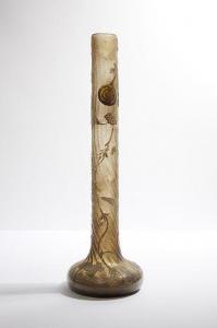 GALLE Emile 1846-1904,Grand vase tube,1900,Artcurial | Briest - Poulain - F. Tajan FR 2016-11-22