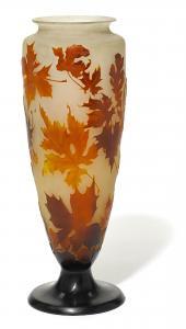 GALLE Emile 1846-1904,Leaf vase,1900,Bonhams GB 2015-04-29