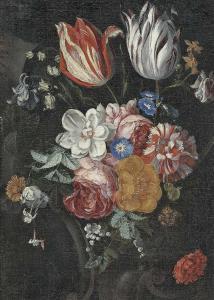 GALLE Hieronymus I 1625-1679,BLUMENSTILLLEBEN,Lempertz DE 2011-11-19
