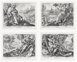 GALLE Philip 1537-1612,The Four Seasons,1590,Bonhams GB 2012-11-27