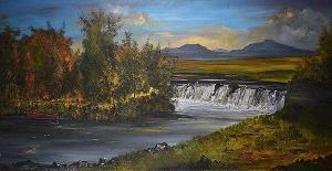 GALLERY Denis 1900-1900,THE SALMON LEAP,Ross's Auctioneers and values IE 2021-02-24