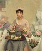 GALLIAC Louis 1849-1934,The Flower Seller,Sotheby's GB 2021-07-14