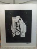 GALLIANA,1 lithographie en alu,Damien Leclere FR 2011-09-10