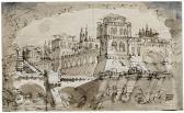 GALLIARI Gaspare 1761-1823,A STAGE DESIGN WITH A FORTIFIED CITY,Sotheby's GB 2020-01-29
