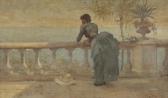 GALLIAY,Femme au balcon,1885,Ader FR 2017-10-31