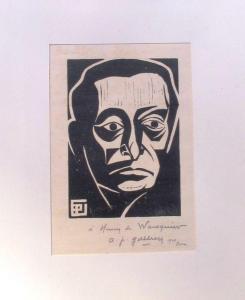 GALLIEN Pierre Antoine 1896-1963,Portrait d'Henry de Waroquier,1920,Lafon FR 2013-03-15