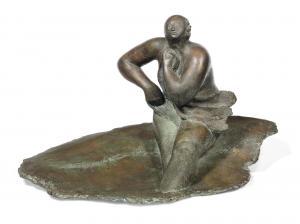GALLIGANI Luigi 1957,Figura femminile seduta,1990,Pandolfini IT 2018-06-11