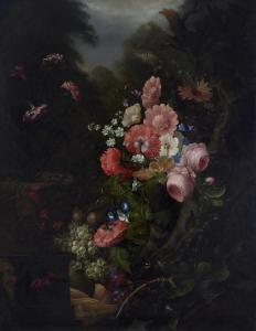 GALLIS Pieter 1633-1697,Roses, carnations, poppies and other flowers by a ,Christie's GB 2024-01-31