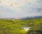 GALLISON henry hammond 1850-1910,A marshland landscape with mountains beyond,Christie's 2001-02-22