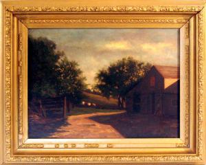GALLISON henry hammond 1850-1910,barnyard scene,Blackwood/March GB 2009-11-18