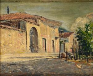 GALLO Carlo Leone 1875-1960,Paesaggio,1921,Galleria Pananti Casa d'Aste IT 2023-10-20