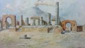 GALLO Giovanni Battista 1846-1924,Pompei Tempio di Giove Arco T,1943,Batemans Auctioneers & Valuers 2017-12-02