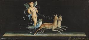 GALLO Giovanni,Illustrations of cherubs in a chariot race, from t,1945,Rosebery's 2024-02-27