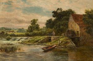 GALLON Robert 1845-1925,The Mill Welferd On Avon,Maynards CA 2013-09-18