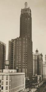 GALLOWAY Ewing,Chicago, «quartier d'affaire de la Battery»,1935,Millon & Associés 2012-03-06