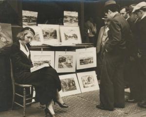 GALLOWAY Ewing 1881-1953,New-York, marchande d'art,1935,Millon & Associés FR 2012-03-06