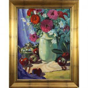 GALLOWAY Quince Rudolph 1912-2003,Bouquet with Apples,Clars Auction Gallery US 2022-12-17