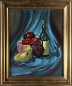 GALLOWAY Quince Rudolph 1912-2003,Still Life with Fruit and Wine,Clars Auction Gallery US 2017-12-16