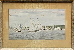 GALLOWAY William K 1900-1900,Regatta,Clars Auction Gallery US 2013-06-15