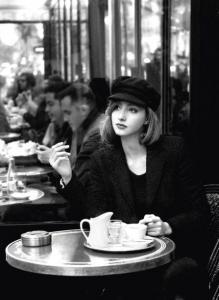 GALMOT Sylvia 1966,LA PARISIENNE AU CAFÉ DE FLORE,2014,Cornette de Saint Cyr FR 2018-10-15