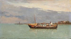GALTER Pietro 1840-1901,Scène de pêche dans la lagune,Millon & Associés FR 2019-11-12