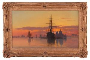 GALTER Pietro 1840-1901,Venice sunset with sailing vessels,Dawson's Auctioneers GB 2024-01-25