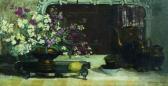 GALTIER BOISSIERE LOUISE 1800-1900,Bouquet de fleurs et verseuse,Piasa FR 2009-12-18