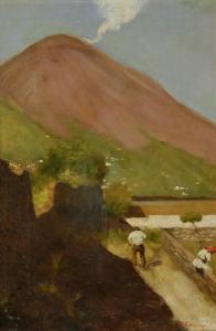GALVAGNI Ugo 1867-1910,Paesaggio con figure,Fabiani Arte IT 2012-10-27