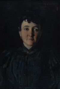 GALVAGNI Ugo 1867-1910,Ritratto di signora,Galleria Pananti Casa d'Aste IT 2017-07-12