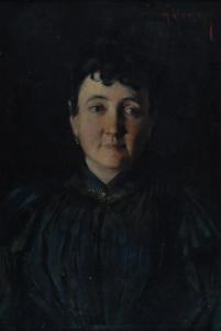 GALVAGNI Ugo 1867-1910,Ritratto di signora,Galleria Pananti Casa d'Aste IT 2017-02-11