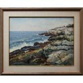 GAMAGE Parker 1882-1960,THE WHITE CLIFFS OF PEMAQUID (MAINE),1950,Waddington's CA 2019-09-19