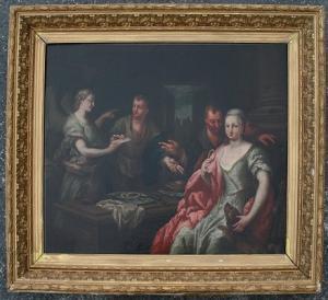 GAMBARINI Giuseppe 1680-1725,ALLEGORY OF FIDELITY,Burchard US 2009-09-27