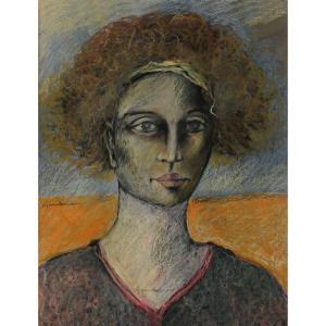 GAMBINO Pippo 1935-2004,Ritratto di donna,Galleria Sarno IT 2023-03-15