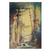 GAMBLE EDNA 1861-1935,Redwoods,1928,Auctions by the Bay US 2013-06-07