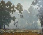 GAMBLE John Marshall 1863-1957,Eucalyptus Hill in Fog,Burchard US 2022-02-19